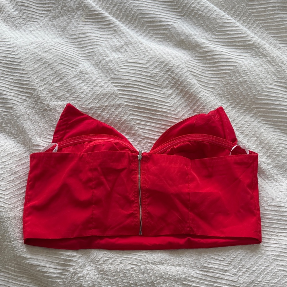 Eloquii Dramatic Bust Crop Top - Picture 3 of 4